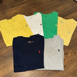 6 Polo by Ralph Lauren Classic Pony embroidered T-Shirts